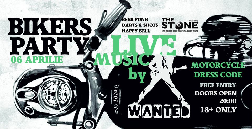 Bikers Party & Live music by WANTED