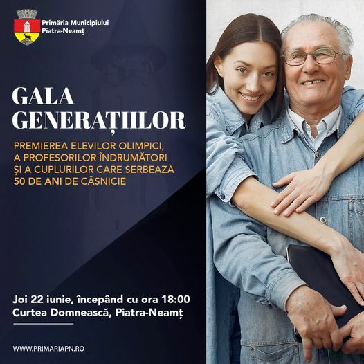 Zilele Orașului – Piatra Fest 2023: Gala Generațiilor